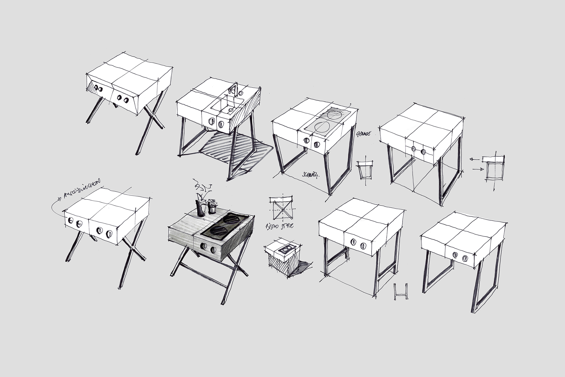 stölner Living Kitchen by designkollektiv, Interiordesign, Produktdesign, Möbeldesign